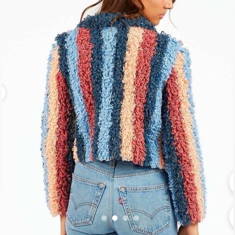 Cleobella heavy cropped crotchet multicolor jacket - Picture 7 of 10